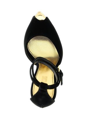 Sandalo 'Jessica' in velluto nero PARIS TEXAS | PX1755XVLVGBLACKGOLD